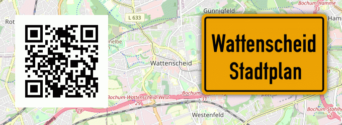 Stadtplan Wattenscheid