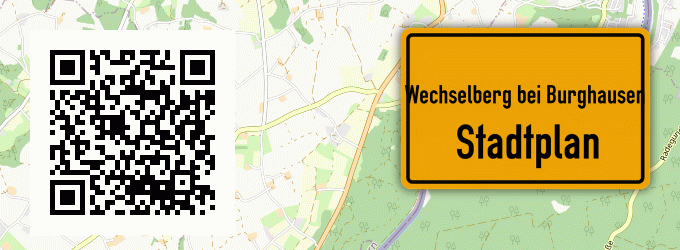 Stadtplan Wechselberg bei Burghausen, Salzach