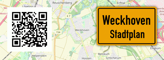 Stadtplan Weckhoven