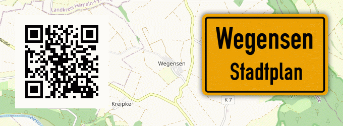 Stadtplan Wegensen