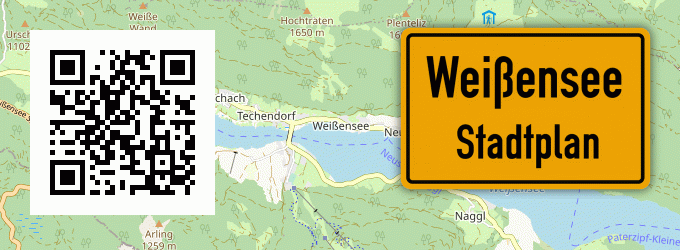 Stadtplan Weißensee