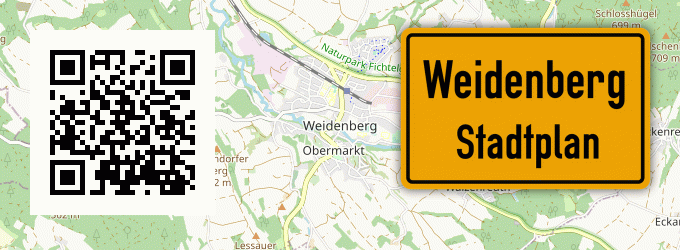 Stadtplan Weidenberg