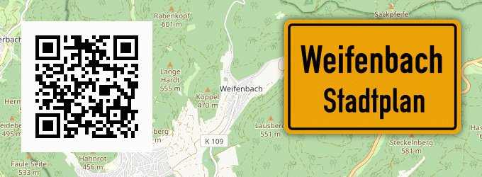 Stadtplan Weifenbach