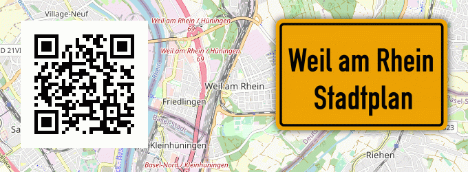 Stadtplan Weil am Rhein