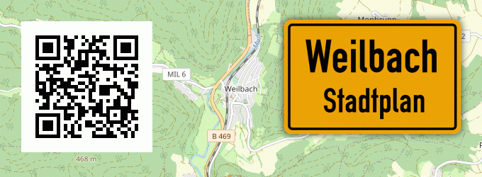 Stadtplan Weilbach