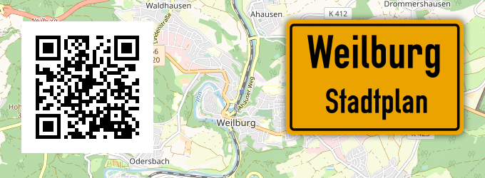 Stadtplan Weilburg