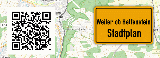Stadtplan Weiler ob Helfenstein