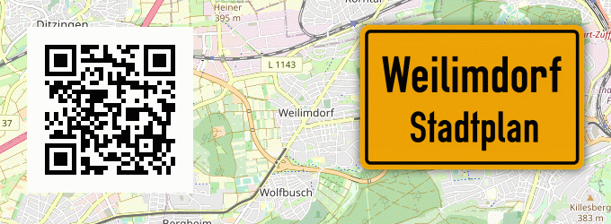 Stadtplan Weilimdorf