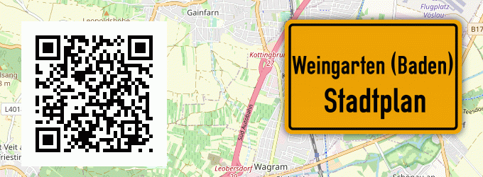 Stadtplan Weingarten (Baden)