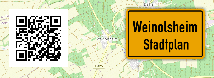 Stadtplan Weinolsheim