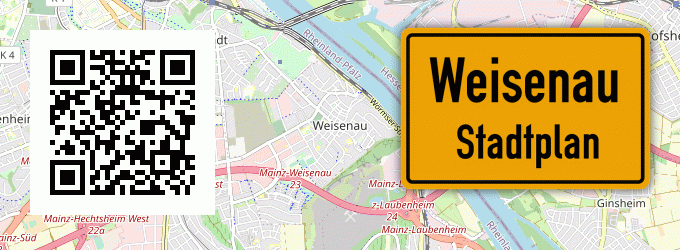 Stadtplan Weisenau