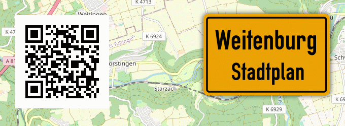 Stadtplan Weitenburg