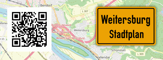 Stadtplan Weitersburg