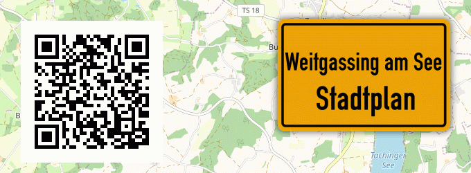Stadtplan Weitgassing am See