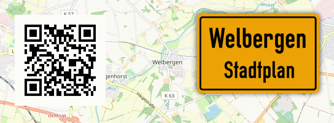 Stadtplan Welbergen