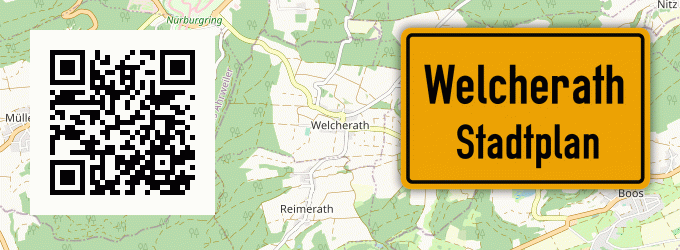 Stadtplan Welcherath