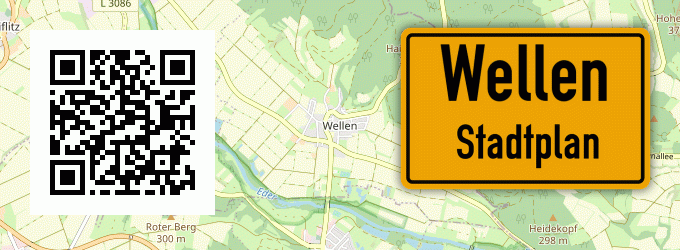 Stadtplan Wellen, Waldeck