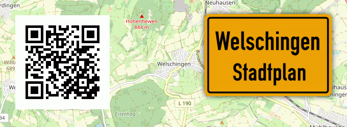 Stadtplan Welschingen