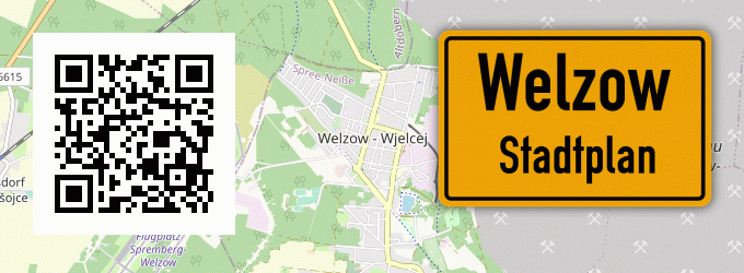 Stadtplan Welzow