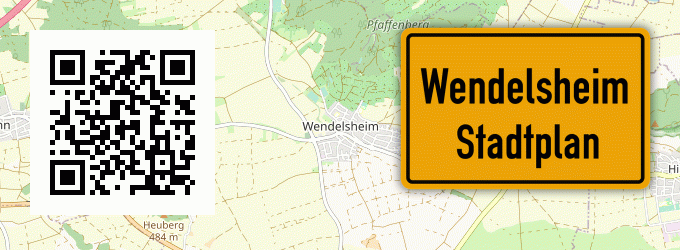 Stadtplan Wendelsheim, Rheinhessen