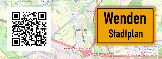 Stadtplan Wenden, Kreis Nienburg, Weser
