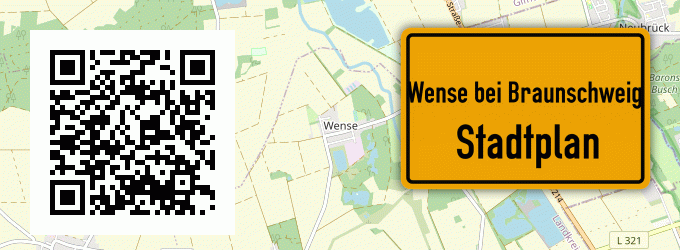 Stadtplan Wense bei Braunschweig