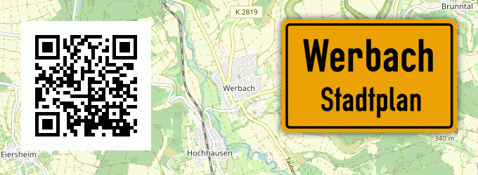 Stadtplan Werbach