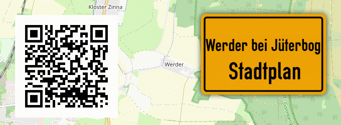 Stadtplan Werder bei Jüterbog
