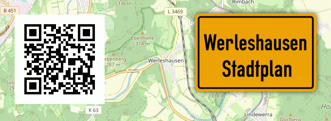 Stadtplan Werleshausen