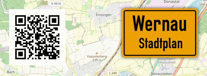 Stadtplan Wernau