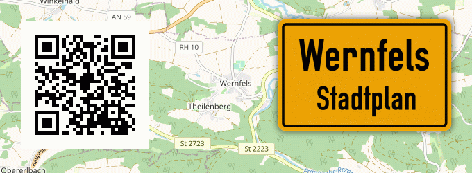 Stadtplan Wernfels