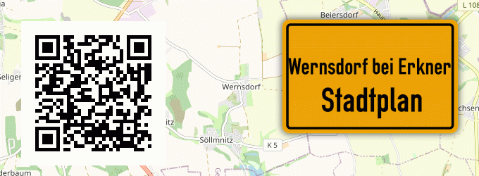 Stadtplan Wernsdorf bei Erkner