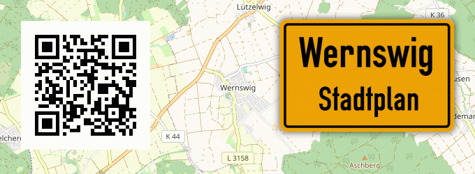 Stadtplan Wernswig