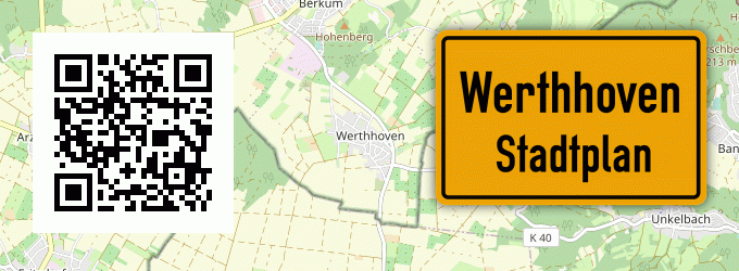 Stadtplan Werthhoven