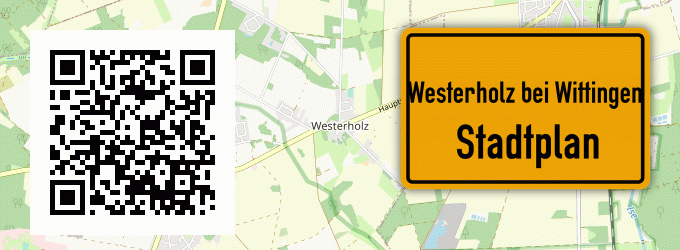 Stadtplan Westerholz bei Wittingen, Niedersachsen