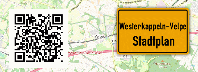 Stadtplan Westerkappeln-Velpe