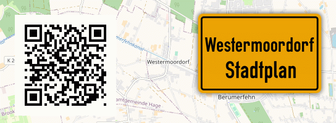 Stadtplan Westermoordorf
