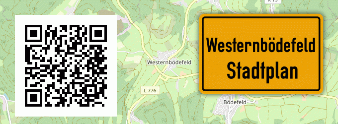 Stadtplan Westernbödefeld
