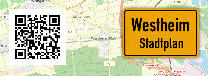 Stadtplan Westheim, Westfalen