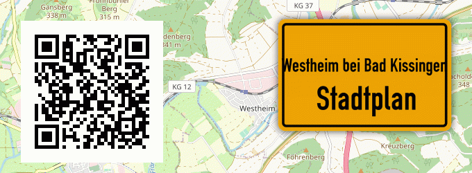 Stadtplan Westheim bei Bad Kissingen