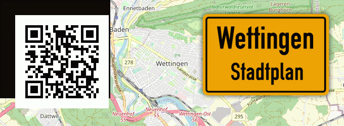 Stadtplan Wettingen