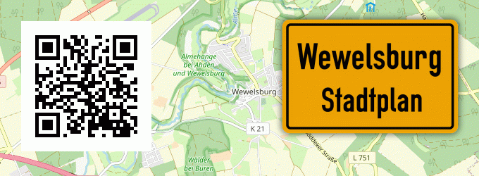 Stadtplan Wewelsburg