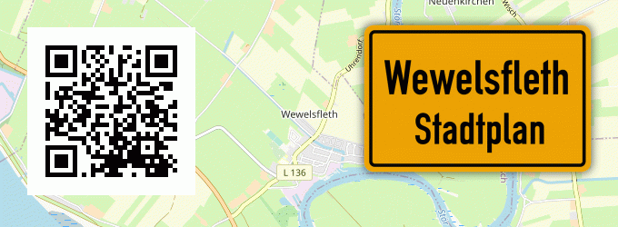 Stadtplan Wewelsfleth