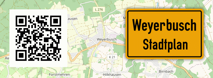 Stadtplan Weyerbusch