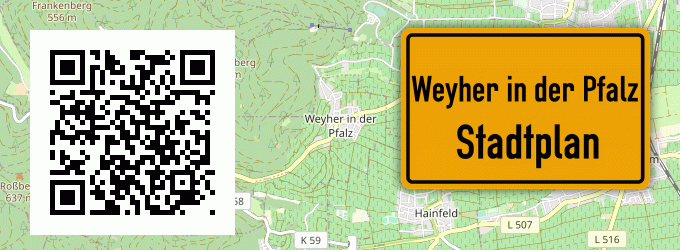 Stadtplan Weyher in der Pfalz