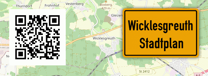 Stadtplan Wicklesgreuth
