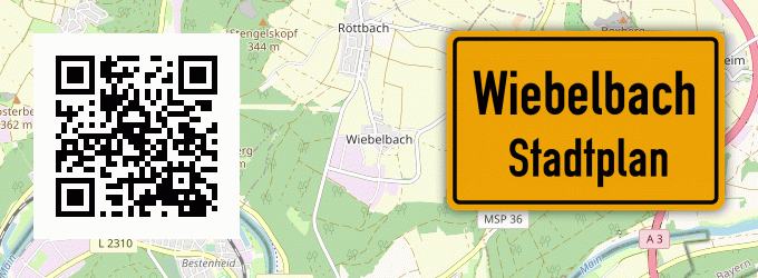 Stadtplan Wiebelbach