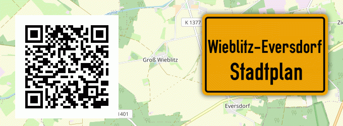 Stadtplan Wieblitz-Eversdorf