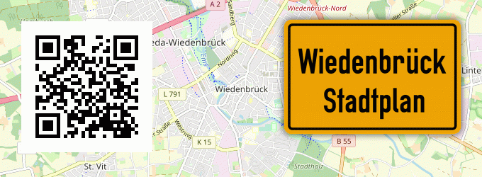 Stadtplan Wiedenbrück