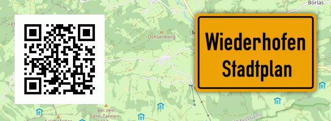 Stadtplan Wiederhofen, Allgäu